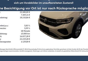 VW T-Cross 5.529 km 25.580 &euro; Rietberg 33397