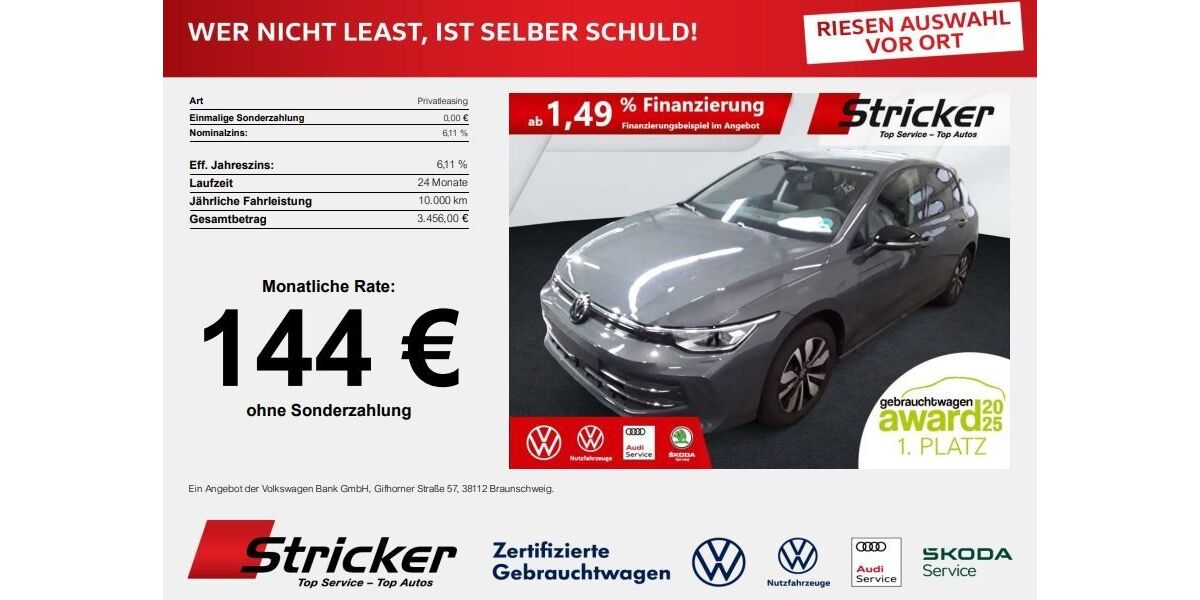 VW Golf 17.255 km 25.449 &euro; Horn-Bad Meinberg 32805