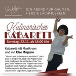 kulinarisches Musik-Kabarett inkl. 4-Gang Menü