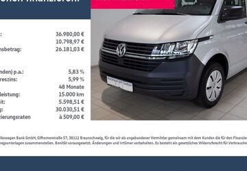 VW T6 Transporter 62.500 km 36.980 &euro; Rietberg 33397
