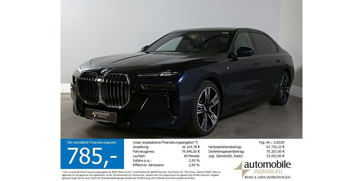 BMW i7 44.400 km 79.830 &euro; Paderborn 33100