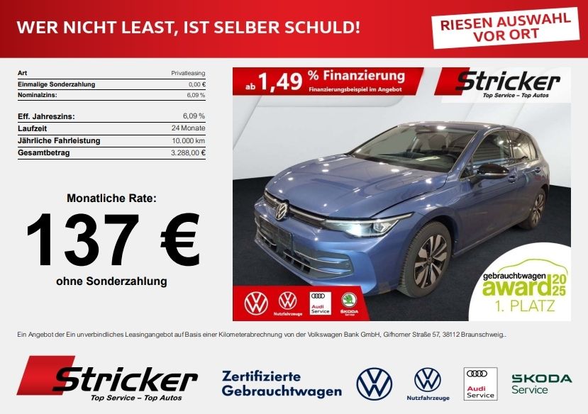 VW Golf 26.169 km 24.899 &euro; Detmold 32760