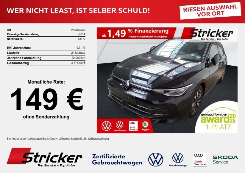 VW Golf 22.111 km 25.949 &euro; Detmold 32760