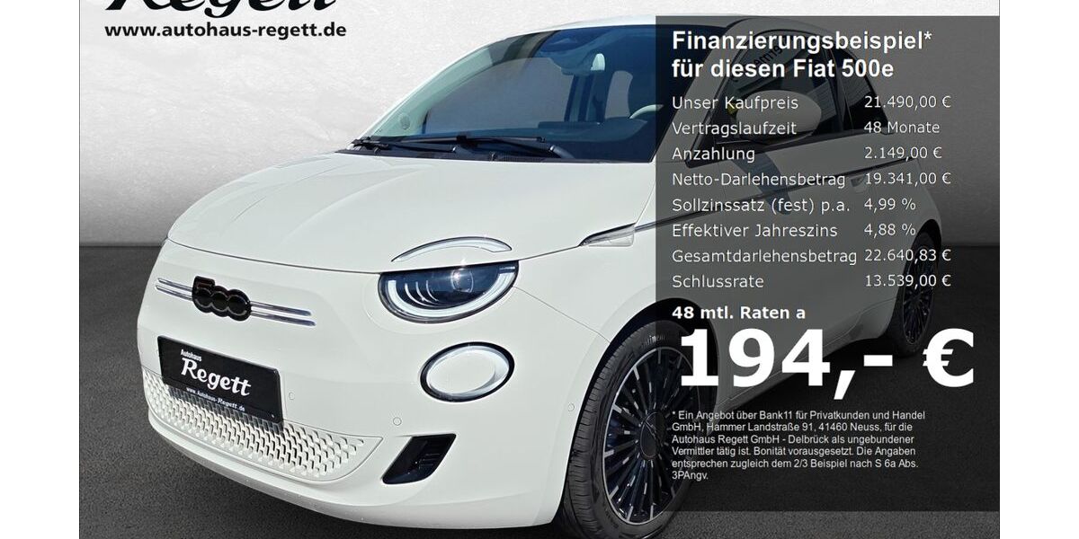 Fiat 500e 35.898 km 20.990 &euro; Delbrück-Westenholz 33129