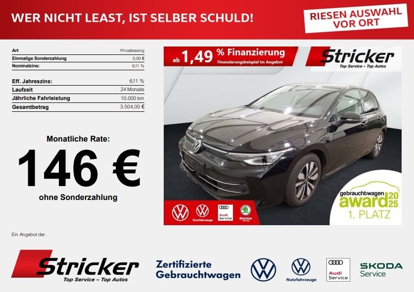 VW Golf 15.325 km 25.249 &euro; Horn-Bad Meinberg 32805