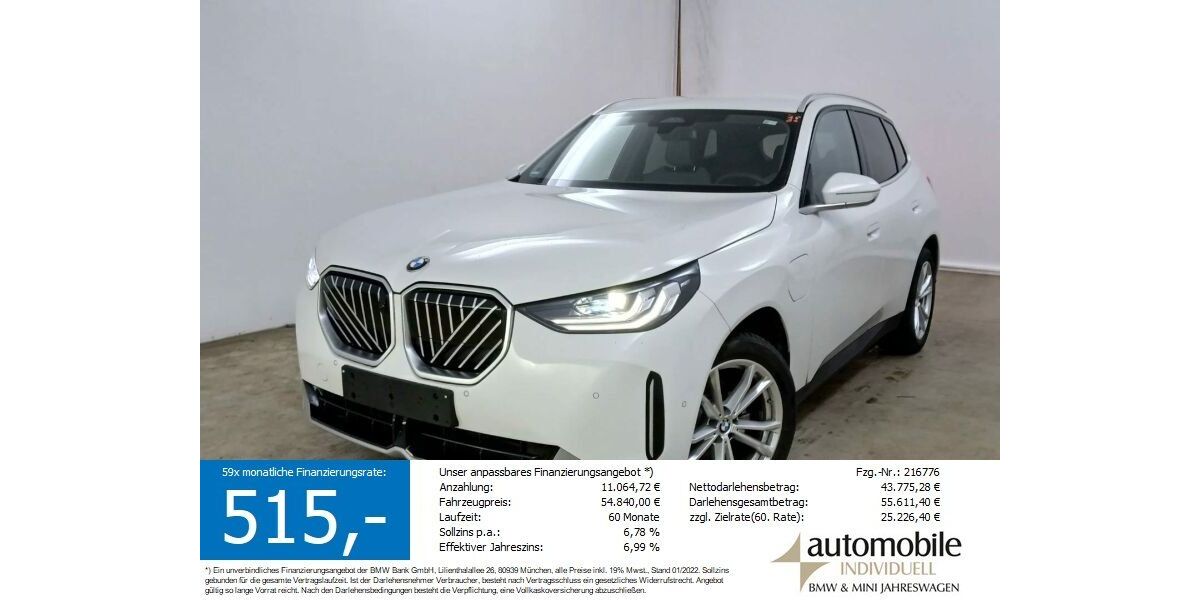 BMW X3 3.900 km 54.830 &euro; Paderborn 33100
