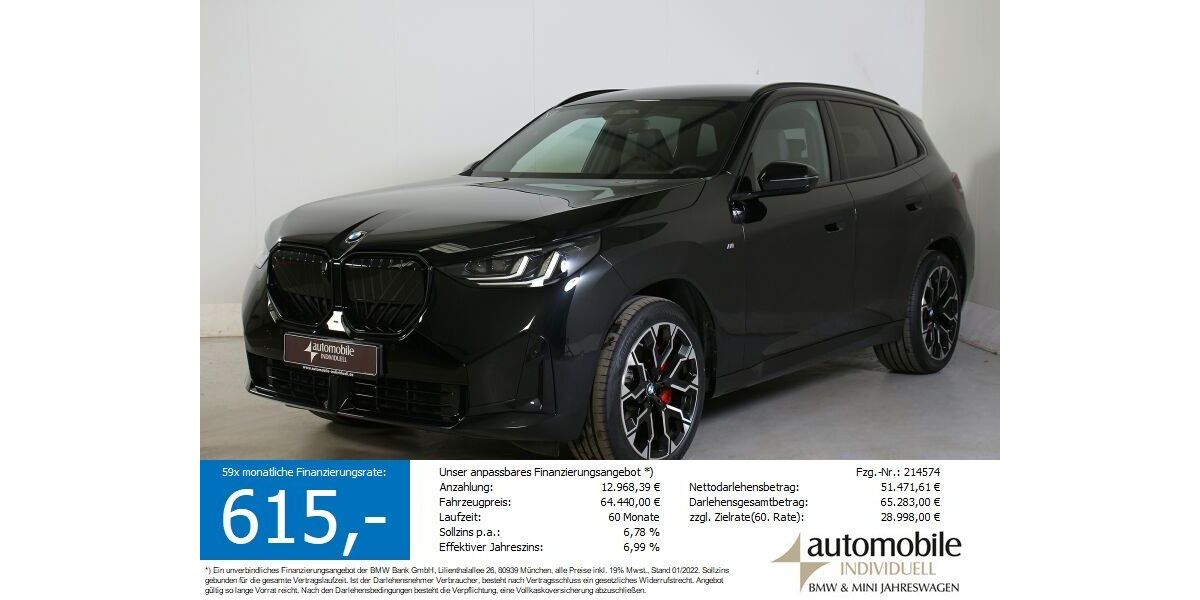 BMW X3 10.990 km 62.830 &euro; Paderborn 33100