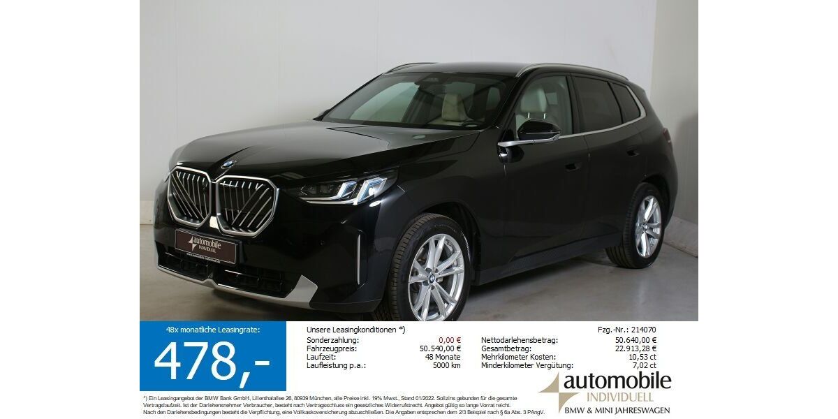 BMW X3 14.600 km 48.740 &euro; Paderborn 33100