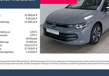 VW Golf 8.797 km 31.980 &euro; Rietberg 33397